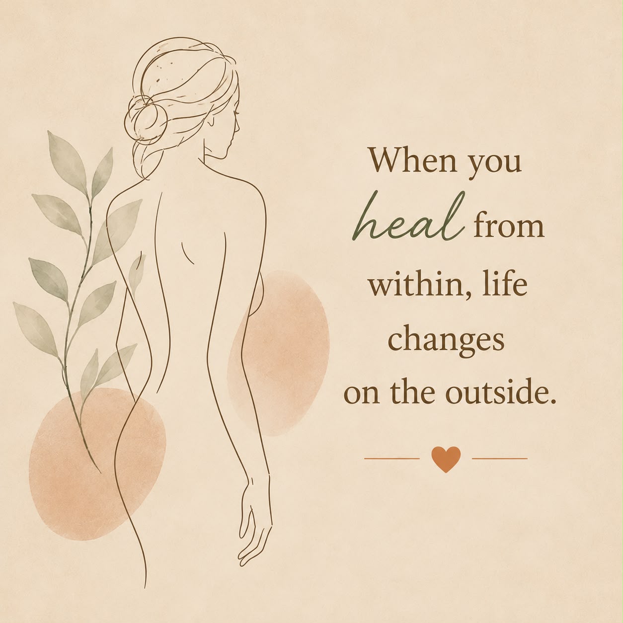When you heal from within – illustratie Pure Intention